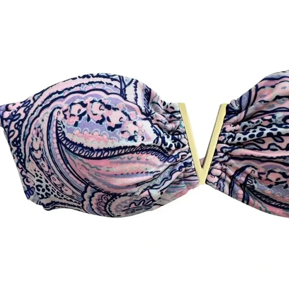 Victoria Secret Swimwear Pink Purple Bombshell Removable Straps, Swim Bikini Top - Picture 4 of 9